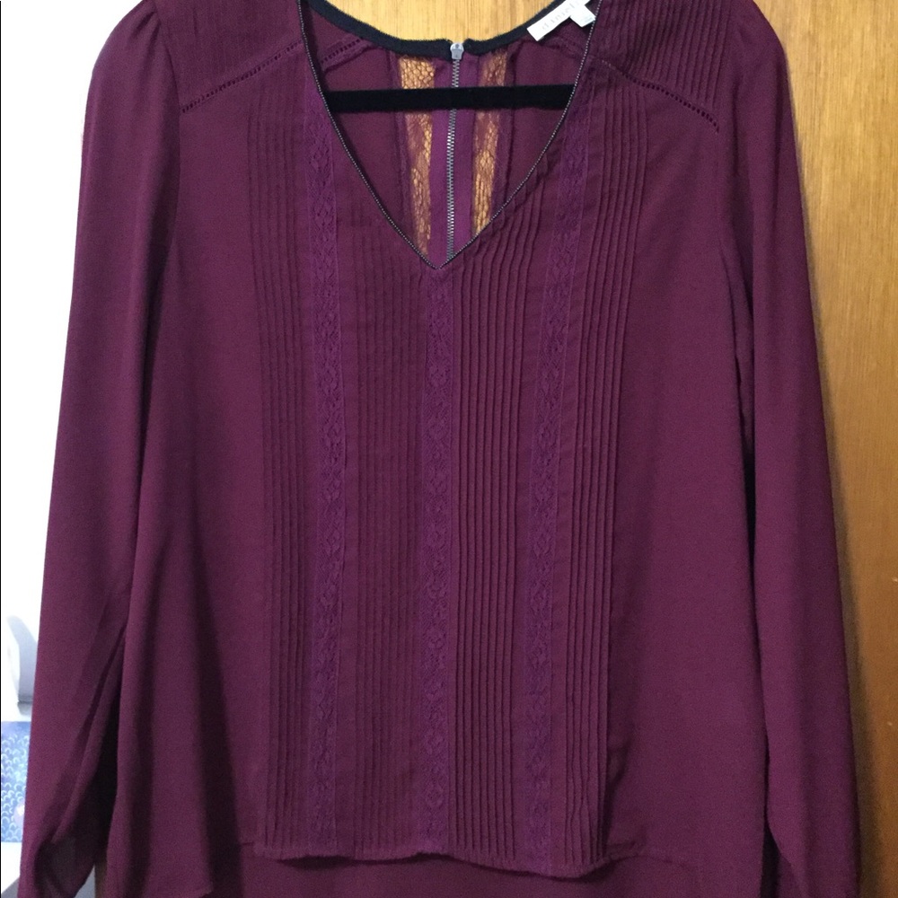 Purple Long sleeve blouse